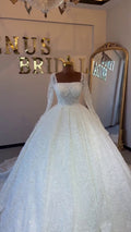 G21-029A - Ivoren elegante prinsessenbruidsjurk - Gelinlik21